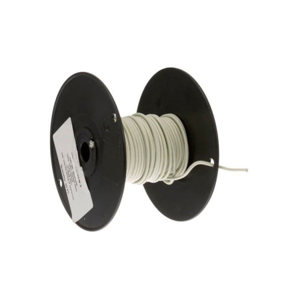 Allpoints 38-1348 High Temperature Wire, No 16 Gauge, Stranded SF2, White, 50' Roll